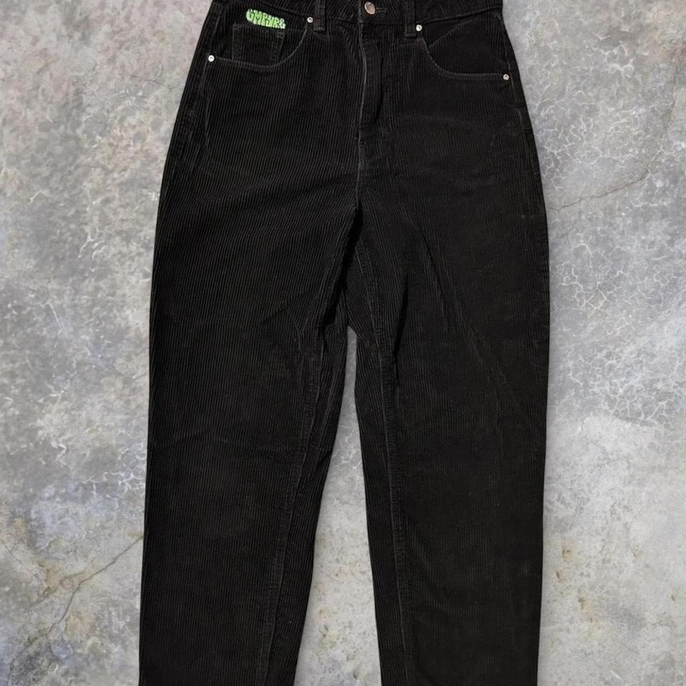 Womens Empyre Black Corduroy Pants